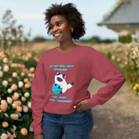 Adorable Kitty Lightweight Sweatshirt "My Kitty's Not Spoiled, I’m Just Well Trained"