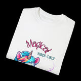 Magical Vibes Only Unicorn Unisex Garment-Dyed T-shirt