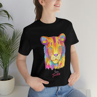 Stay Fearless Colorful Lion Jersey T-Shirt