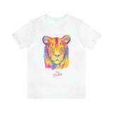 Stay Fearless Colorful Lion Jersey T-Shirt