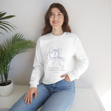 Rainbow Kitty Unconditional Love Unisex Heavy Blend™ Crewneck Sweatshirt