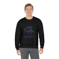 Rainbow Kitty Unconditional Love Unisex Heavy Blend™ Crewneck Sweatshirt