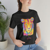 Stay Fearless Colorful Lion Jersey T-Shirt