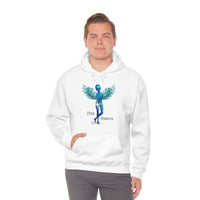 Star Warrior Cosmic Being Unisex Heavy Blend™ Hooded Sweatshirt