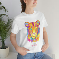 Stay Fearless Colorful Lion Jersey T-Shirt