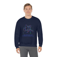 Rainbow Kitty Unconditional Love Unisex Heavy Blend™ Crewneck Sweatshirt