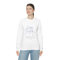 Rainbow Kitty Unconditional Love Unisex Heavy Blend™ Crewneck Sweatshirt