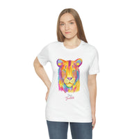 Stay Fearless Colorful Lion Jersey T-Shirt